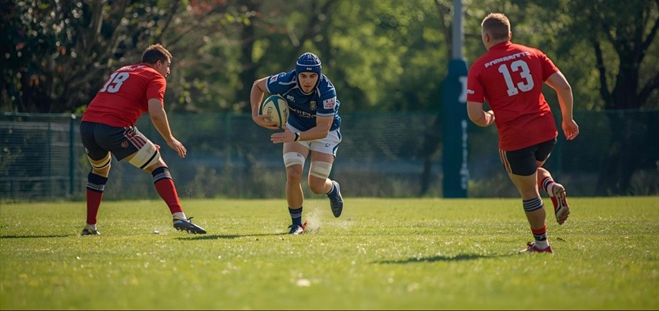 Rugby match amical